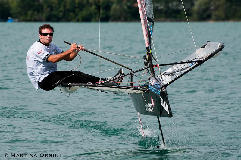 EFG MothEuroCup Act 4 in Switzerland photo copyright Martina Orsini taken at Thunersee-Yachtclub and featuring the International Moth class