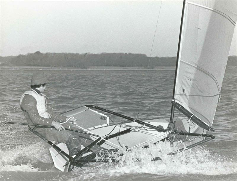 John Claridge Moth sailing photo copyright William Payne taken at  and featuring the International Moth class