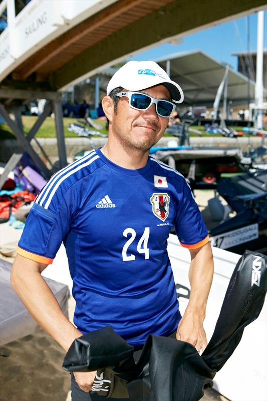 Hiroki Goto wins finals race 1 at the 2015 McDougall   McConaghy International Moth Worlds photo copyright Th. Martinez / Sea&Co / 2015 Moth Worlds taken at Sorrento Sailing Couta Boat Club and featuring the International Moth class