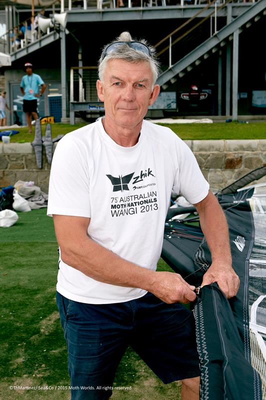 A-Mac at the 2015 McDougall   McConaghy International Moth Worlds photo copyright Th. Martinez / Sea&Co / 2015 Moth Worlds taken at Sorrento Sailing Couta Boat Club and featuring the International Moth class