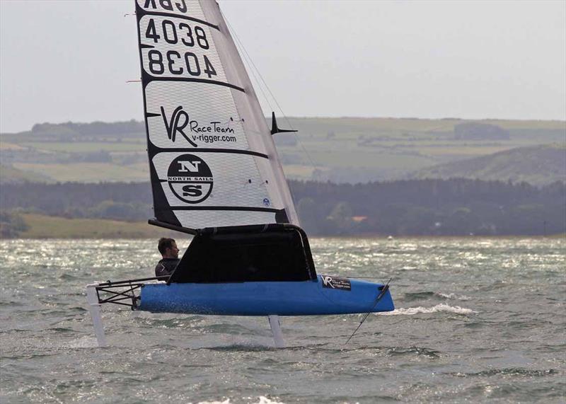 International Moth Grand Prix at Parkstone photo copyright Mike Millard taken at Parkstone Yacht Club and featuring the International Moth class