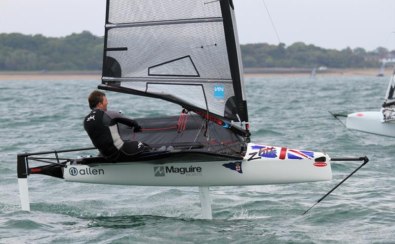 Day 2 of the International Moth UK Nationals at Stokes Bay - photo © Mark Jardine