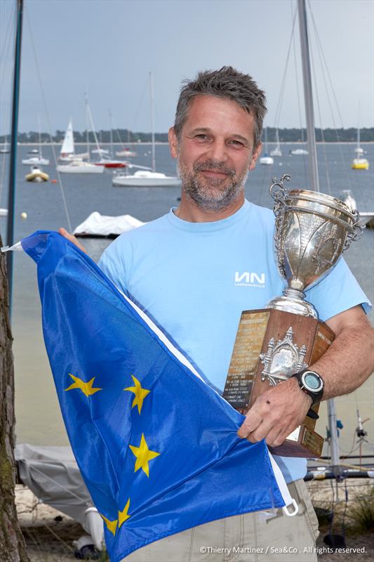 Mike Lennon wins the International Moth Europeans photo copyright Thierry Martinez / Sea&Co taken at  and featuring the International Moth class