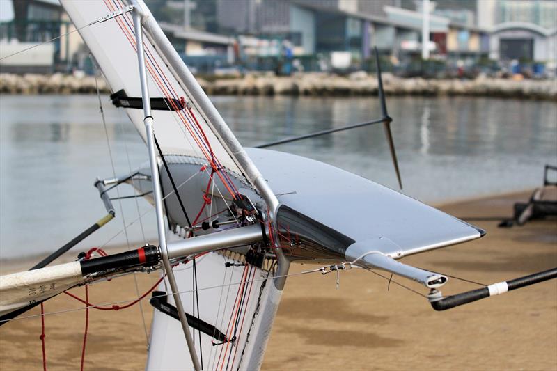 Alister Richardson homebuild on day 1 of the VRsport.tv International Moth UK Nationals in Weymouth - photo © Mark Jardine / IMCA UK