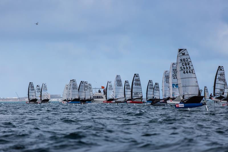 MS Amlin International Moth Regatta at Bermuda day 4 photo copyright Beau Outteridge / MS Amlin International Moth Regatta taken at Royal Bermuda Yacht Club and featuring the International Moth class