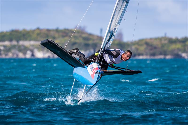 MS Amlin International Moth Regatta at Bermuda day 4 photo copyright Beau Outteridge / MS Amlin International Moth Regatta taken at Royal Bermuda Yacht Club and featuring the International Moth class