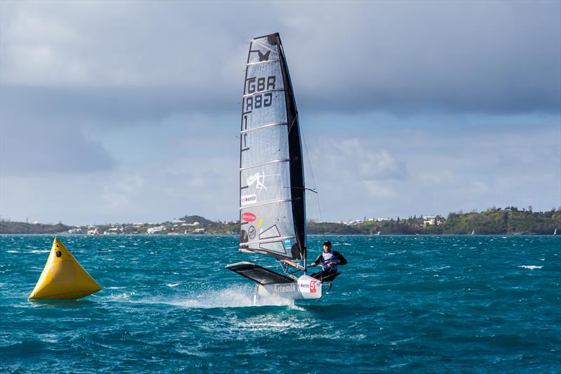 MS Amlin International Moth Regatta at Bermuda day 4 photo copyright Beau Outteridge / MS Amlin International Moth Regatta taken at Royal Bermuda Yacht Club and featuring the International Moth class