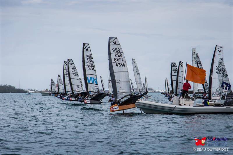 Racing starts on the final day of the MS Amlin International Moth Regatta at Bermuda - photo © Beau Outteridge/ MS Amlin International Moth Regatta