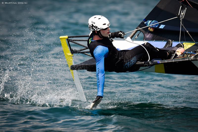 Foiling Week GARDA photo copyright Martina Orsini taken at Fraglia Vela Malcesine and featuring the International Moth class