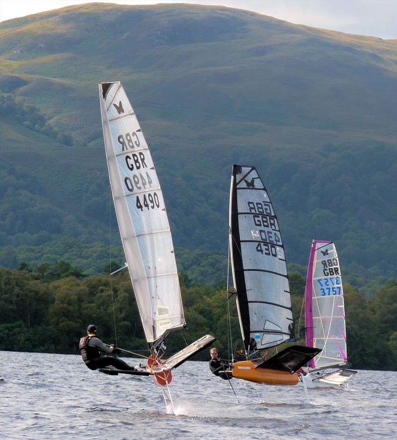  International Moth Scottish Championship at Loch Lomond photo copyright Ditta Neumann taken at Loch Lomond Sailing Club and featuring the International Moth class