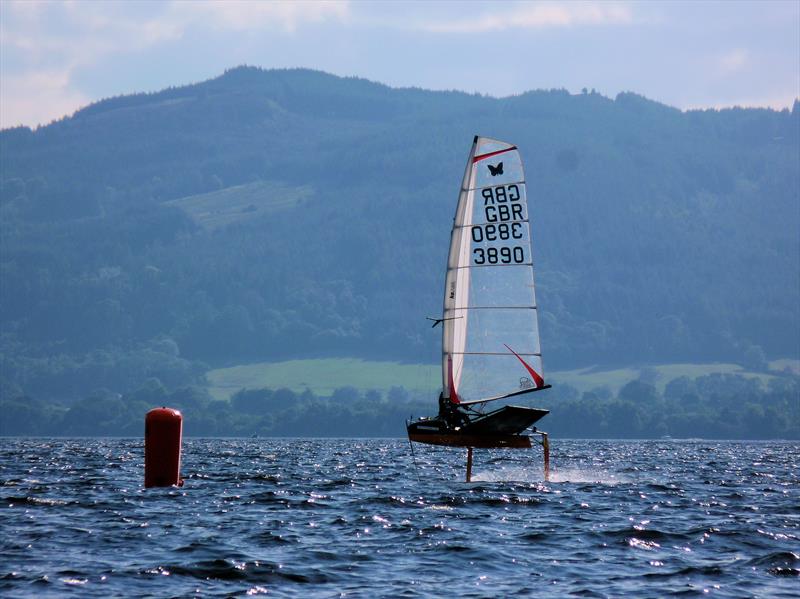  International Moth Scottish Championship at Loch Lomond photo copyright Ditta Neumann taken at Loch Lomond Sailing Club and featuring the International Moth class