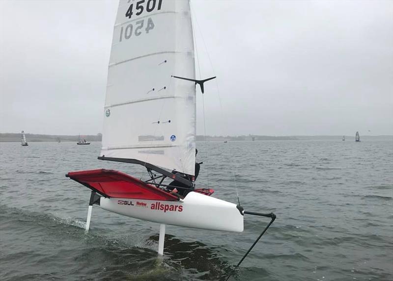 International Moth Grand Prix at Grafham Water photo copyright James Sainsbury taken at Grafham Water Sailing Club and featuring the International Moth class