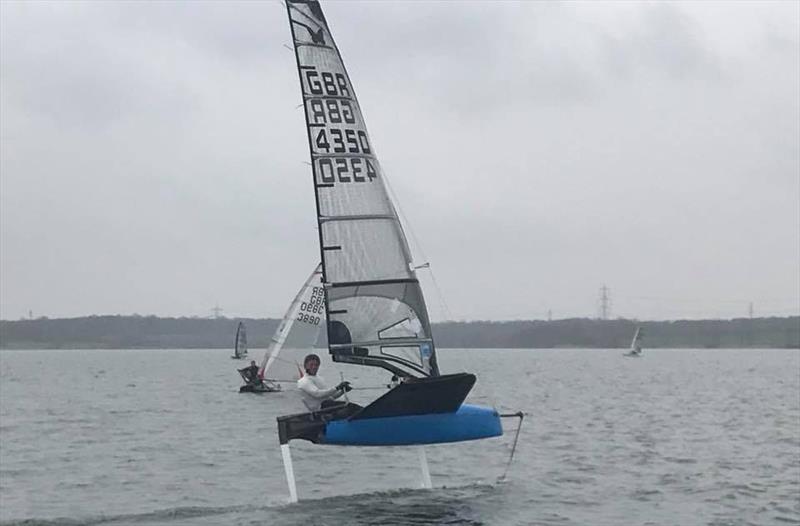 International Moth Grand Prix at Grafham Water photo copyright James Sainsbury taken at Grafham Water Sailing Club and featuring the International Moth class