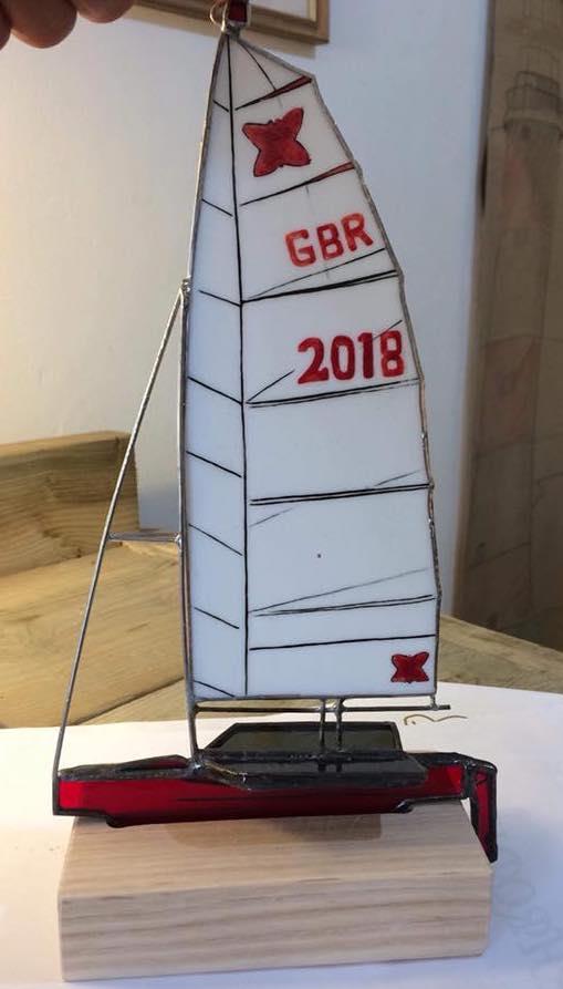 The International Moth Lowrider National Championship Trophy photo copyright Paul Hignett taken at Loch Lomond Sailing Club and featuring the International Moth class