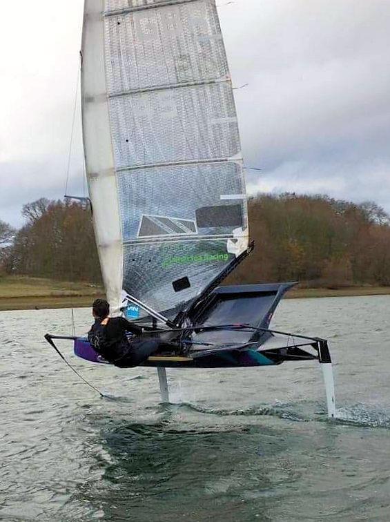 James Sainsbury having fun on Valkyrie at Rutland - photo © Nic Streatfeild