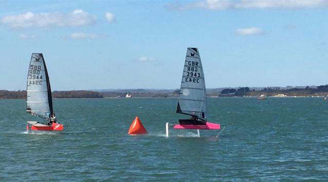 Noble Marine International Moth Grand Prix at Parkstone photo copyright IMCA UK taken at Parkstone Yacht Club and featuring the International Moth class