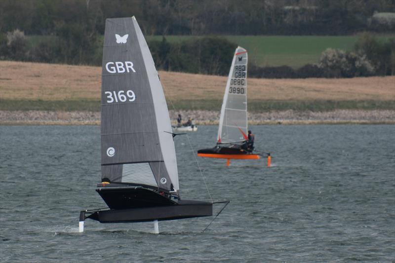 Noble Marine International Moth GP at Grafham photo copyright Richard Packham taken at Grafham Water Sailing Club and featuring the International Moth class