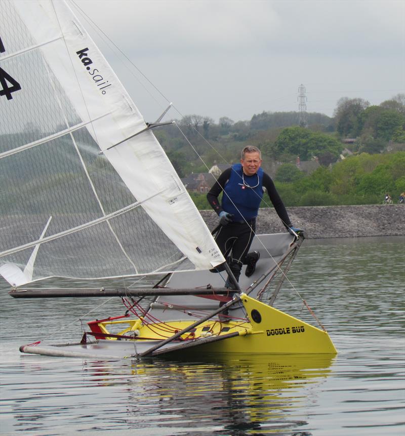 Nic Streatfield's Skippy 2 during the 2019 Lowrider Moth Nationals at Carsington photo copyright Matt Rutter taken at Carsington Sailing Club and featuring the International Moth class