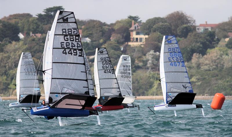 2019 Wetsuit Outlet UK Moth Nationals at Castle Cove SC day 1 - photo © Mark Jardine / IMCA UK