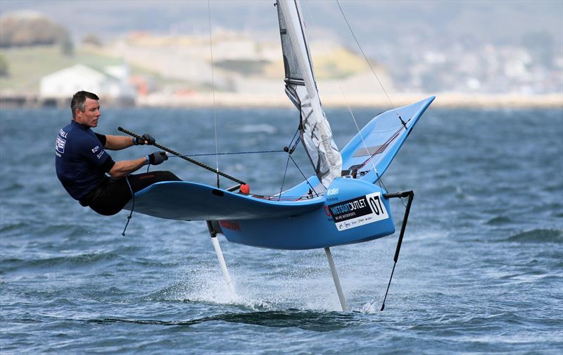 2019 Wetsuit Outlet UK Moth Nationals at Castle Cove SC day 1 photo copyright Mark Jardine / IMCA UK taken at Castle Cove Sailing Club and featuring the International Moth class