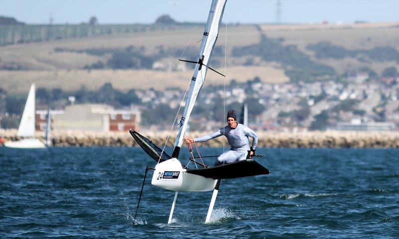 2019 Wetsuit Outlet UK Moth Nationals at Castle Cove SC day 2 - photo © Mark Jardine / IMCA UK