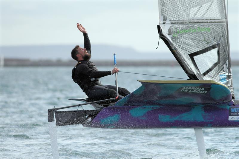 2019 Wetsuit Outlet UK Moth Nationals at Castle Cove SC day 2 photo copyright Mark Jardine / IMCA UK taken at Castle Cove Sailing Club and featuring the International Moth class