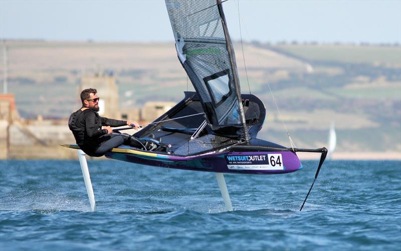 James Sainsbury sailing Valkyrie - photo © Mark Jardine