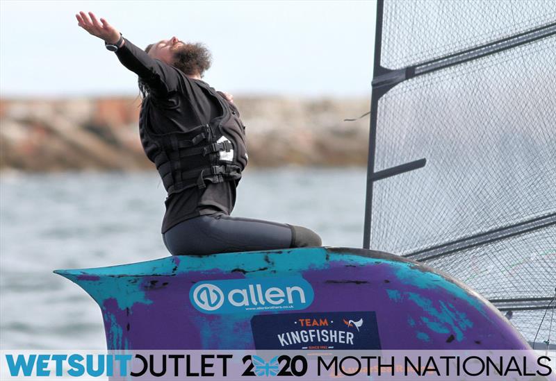 Wetsuit Outlet UK Moth Nationals day 1 photo copyright Mark Jardine / IMCA UK taken at Weymouth & Portland Sailing Academy and featuring the International Moth class