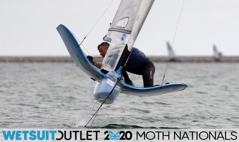 Stuart Bithell on day 5 of the Wetsuit Outlet UK Moth Nationals - photo © Mark Jardine / IMCA UK