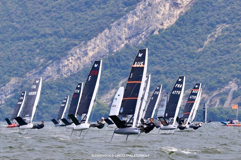 Italian Open Moth Championship on Lake Garda photo copyright Elena Giolai / Circolo Vela Torbole taken at Circolo Vela Torbole and featuring the International Moth class