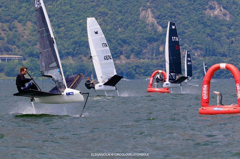 Italian Open Moth Championship on Lake Garda photo copyright Elena Giolai / Circolo Vela Torbole taken at Circolo Vela Torbole and featuring the International Moth class