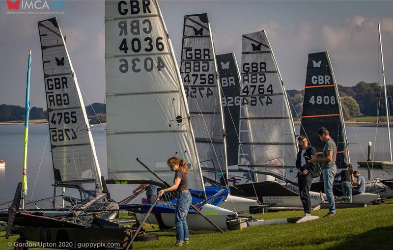 Moth Inlands at Rutland photo copyright Gordon Upton / www.guppypix.com taken at Rutland Sailing Club and featuring the International Moth class