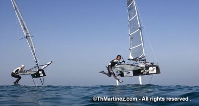 Thierry Martinez's foiling Moth photo wins the Mirabaud competition at the World Yacht Racing Forum photo copyright ThMartinez / Sea&Co / www.thmartinez.com taken at  and featuring the International Moth class