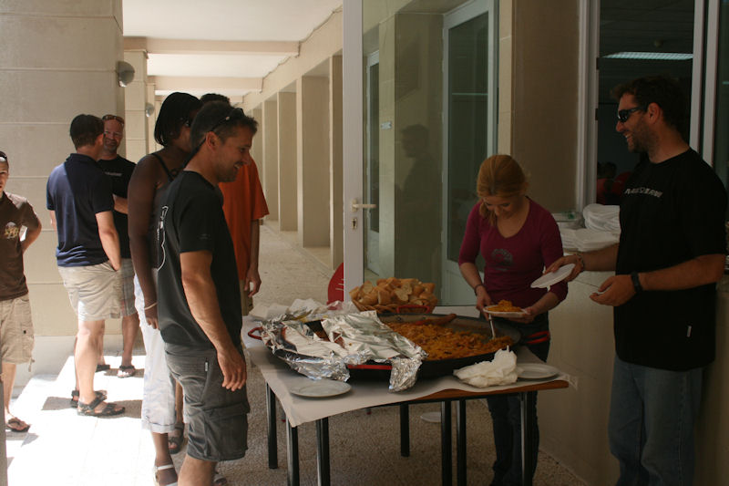Paella Fest at Mar Menor Moth Fest day 1 photo copyright Pro-Vela taken at  and featuring the International Moth class