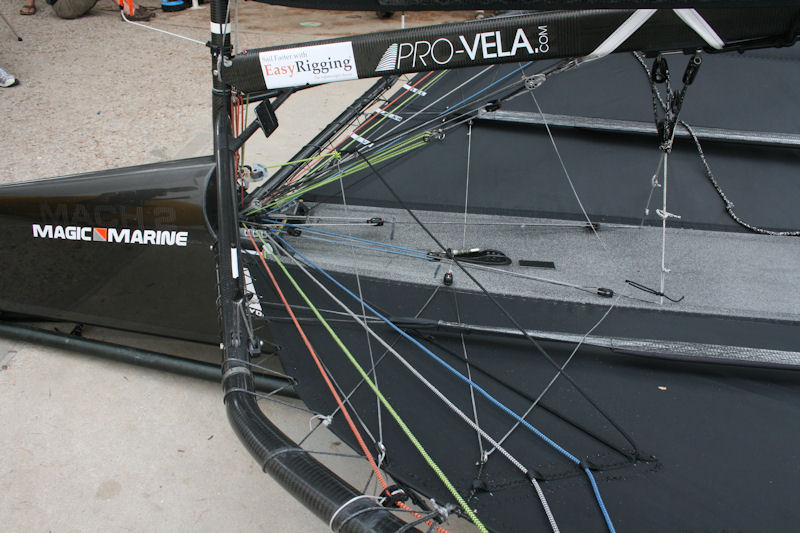 Mike Lennon's Mach 2 at the Mar Menor Moth Fest photo copyright Pro-Vela taken at  and featuring the International Moth class