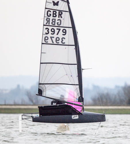 Robert Greenhalgh wins the 40th Bloody Mary photo copyright Alex Irwin Photography taken at Queen Mary Sailing Club and featuring the International Moth class