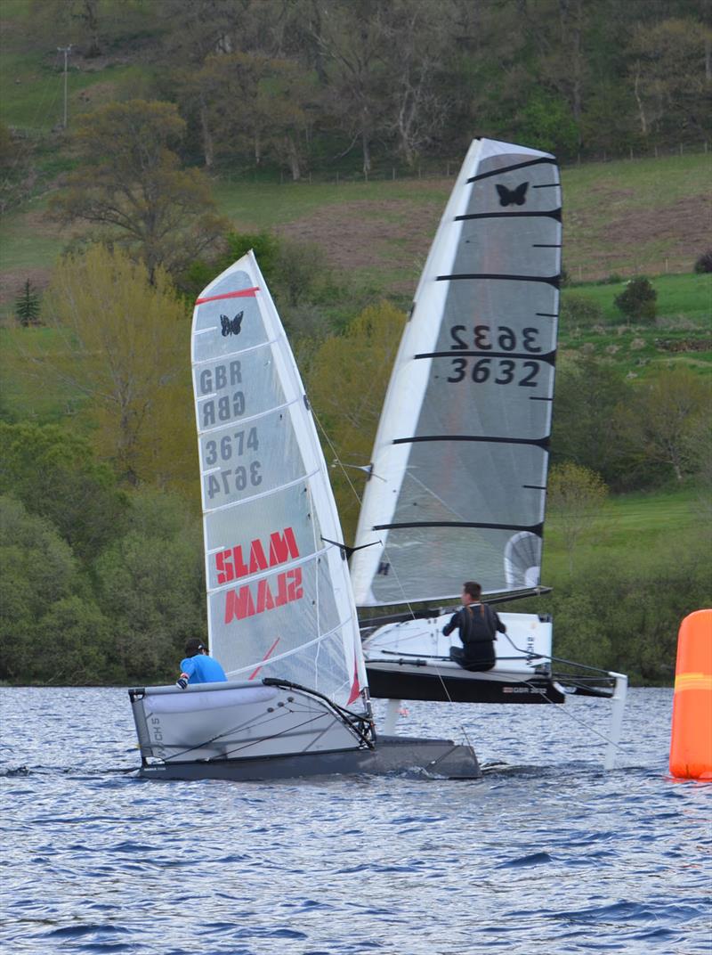 International Moth Inlands at Bala photo copyright John Hunter taken at Bala Sailing Club and featuring the International Moth class