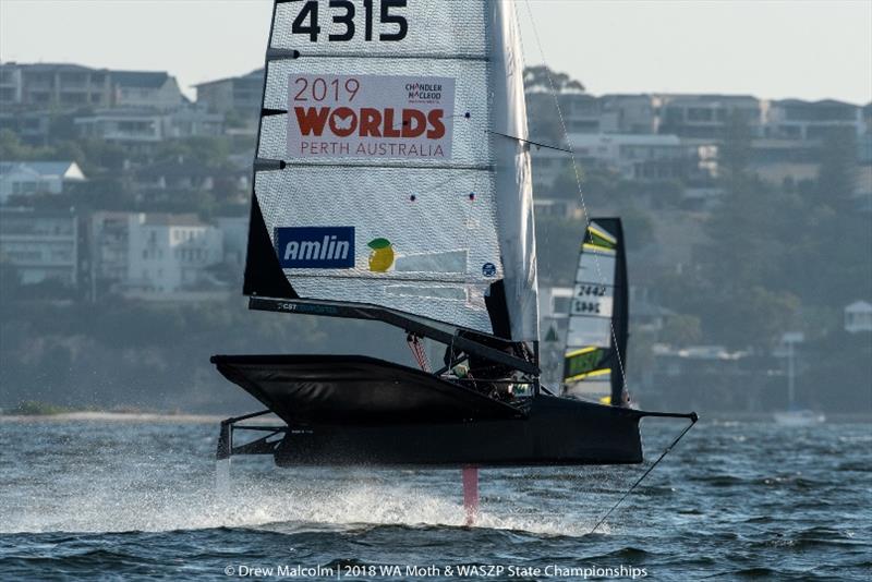 Perth is one of the most enjoyable sailing locations in the world photo copyright Drew Malcolm taken at Mounts Bay Sailing Club, Australia and featuring the International Moth class
