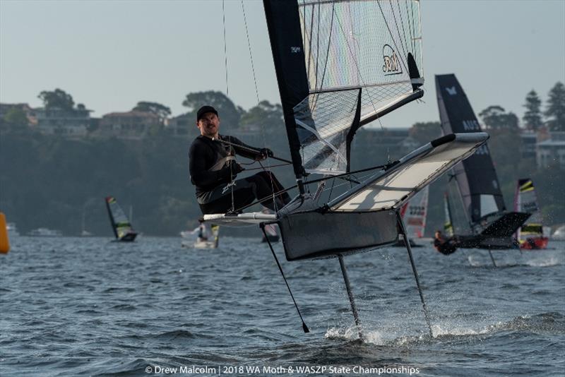 WA Moth sailor Nick Deussen will compete in the world championship photo copyright Drew Malcolm taken at Mounts Bay Sailing Club, Australia and featuring the International Moth class