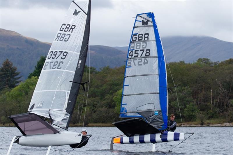 Scottish Moth National Championships and UK Inland Championships photo copyright Greg Pitt taken at Loch Lomond Sailing Club and featuring the International Moth class