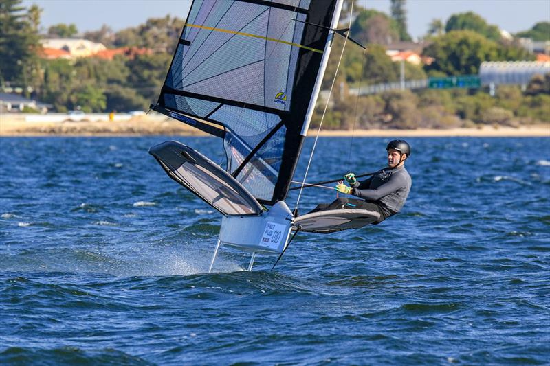 Tom Johnson took out the recent WA Moth States photo copyright Cam Elliott (camelliott.photoshelter.com) taken at Mounts Bay Sailing Club, Australia and featuring the International Moth class