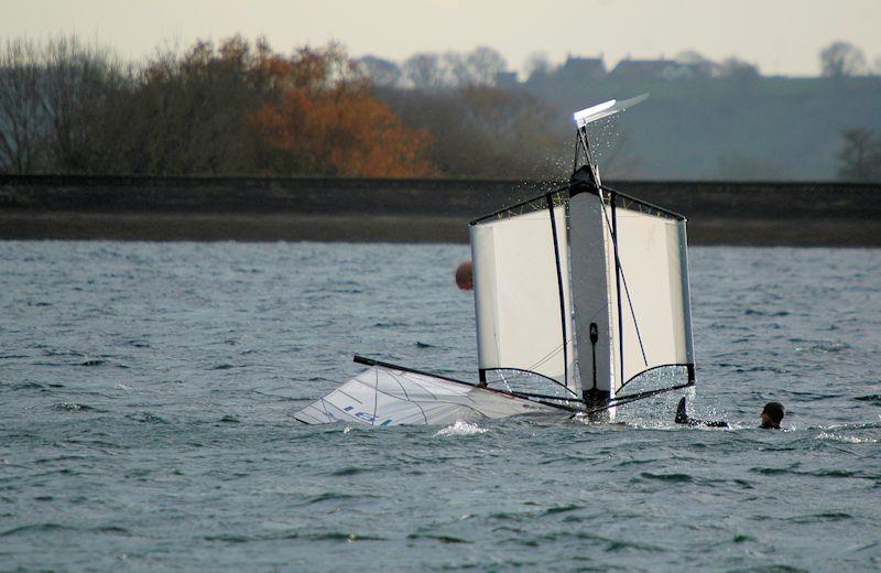 Mike Cooke tries out his new Moth in 2007 photo copyright Adam May taken at  and featuring the International Moth class