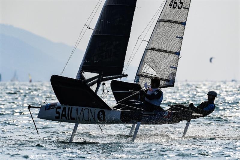 2020 Foiling Week Garda photo copyright Martina Orsini / Foiling Week taken at Fraglia Vela Malcesine and featuring the International Moth class