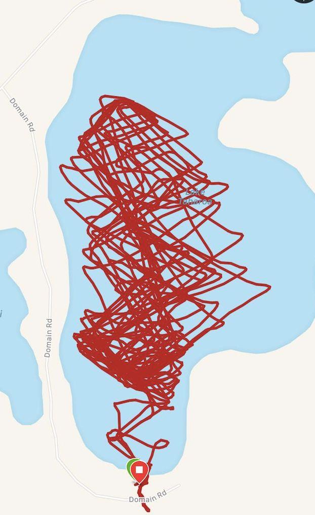 Matthew Leyland's watch tracking - Foiling Moth NZ  - December 2020 photo copyright Foiling Moth NZ taken at  and featuring the International Moth class