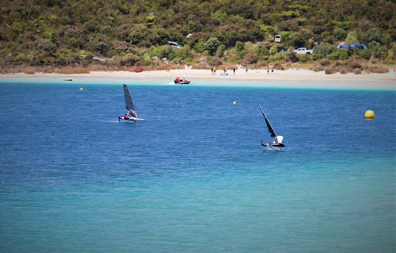 Kai Iwi Lakes - Foiling Moth NZ  - December 2020 photo copyright Foiling Moth NZ taken at  and featuring the International Moth class