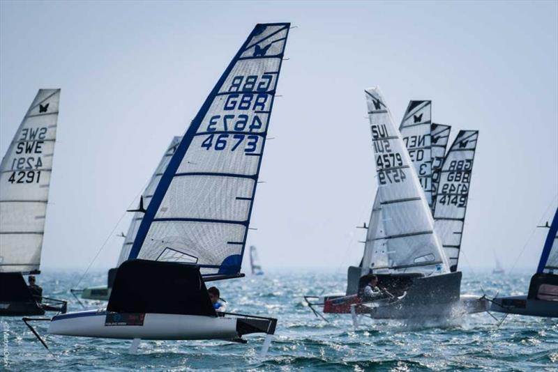 2020 Foiling Week photo copyright Martina Orsini taken at Fraglia Vela Malcesine and featuring the International Moth class