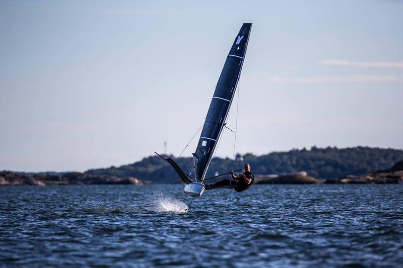 Doyle One Design Sail Designer Andrew Lechte and class leaders Kyle Langford and Tom Johnson lead the charge on Moth sail innovation photo copyright Doyle Sails taken at Royal New Zealand Yacht Squadron and featuring the International Moth class