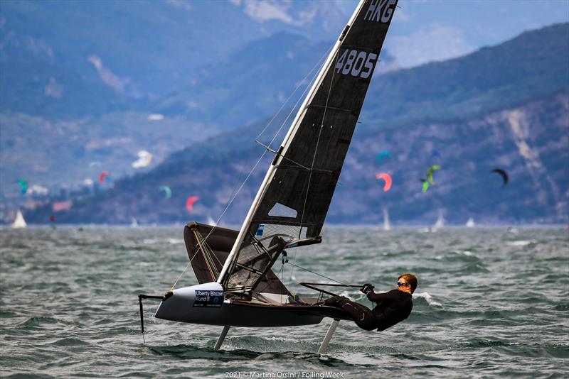 Nicolai Jabcobsen (HKG). Liberty Bitcoin Moth Cup, Foiling Week 2021.  - photo © Martina Orsini/Foiling Week