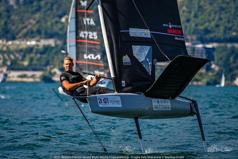 Kyle Langford (AUS) 2021 International Moth World Championship - Lake Garda, Italy - September 2021 - photo © Martina Orsini
