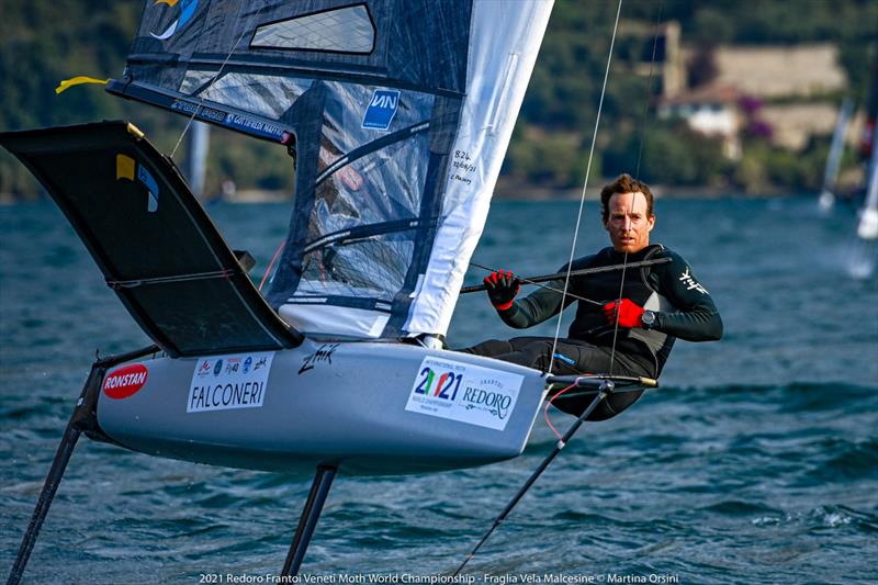 Paul Goodison (GBR) - 2021 International Moth World Championship - Lake Garda, Italy - September 2021 - photo © Martina Orsini